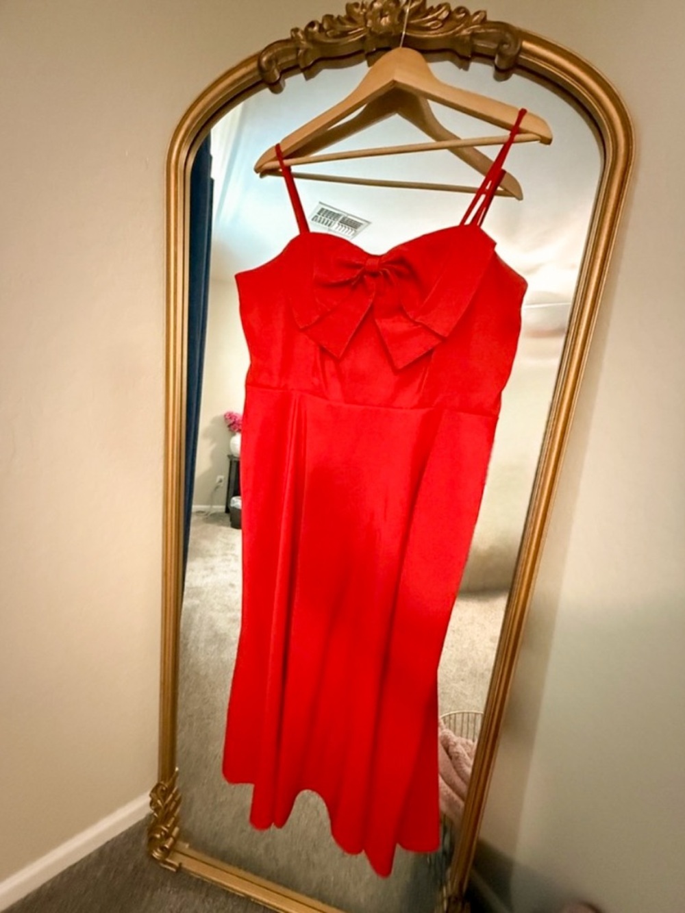A New Day: Red Bow Dress, Size 16